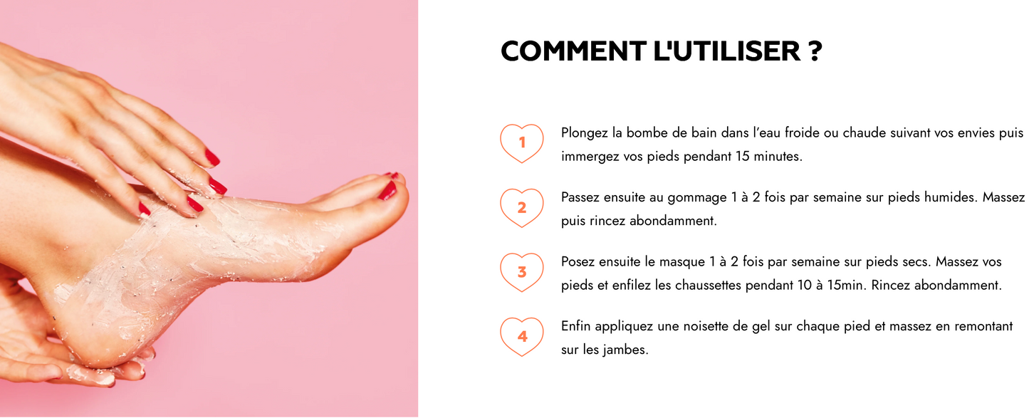 Coffret soins pieds défatigant