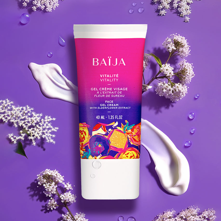 Gel crème visage à l'extrait de fleur de sureau 40ml