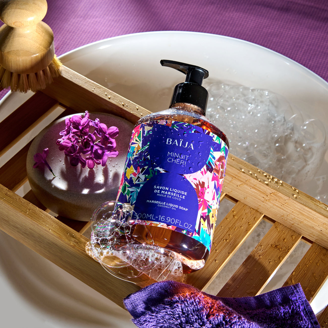 Savon liquide de Marseille 500ml - Minuit chéri