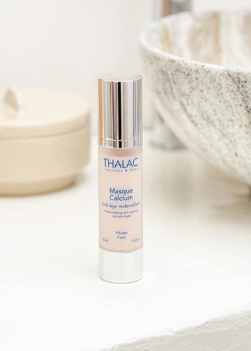Masque anti-âge calcium