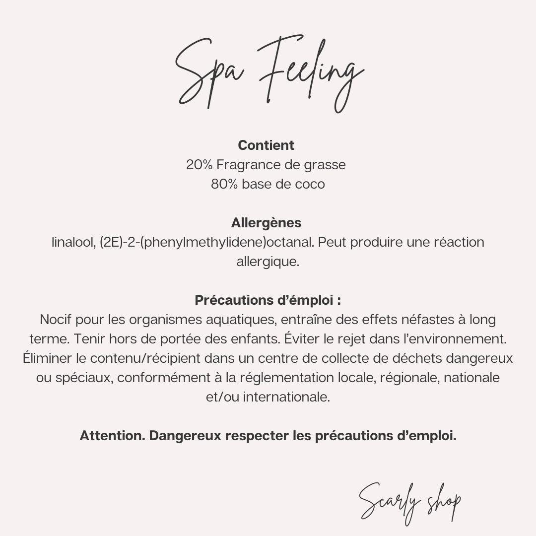 Fiole de diffusion - Spa feeling