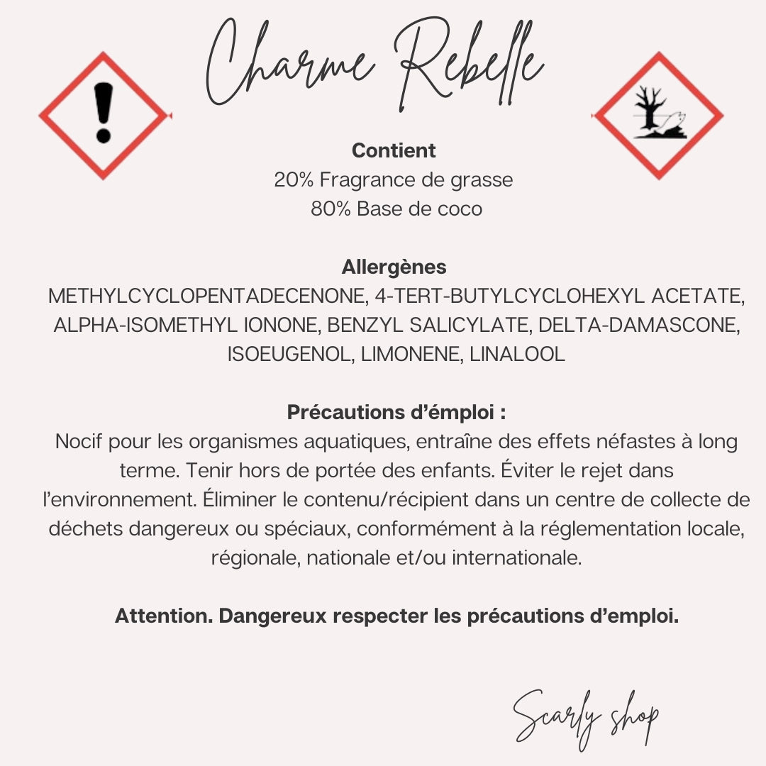Fiole de diffusion - Charme rebelle