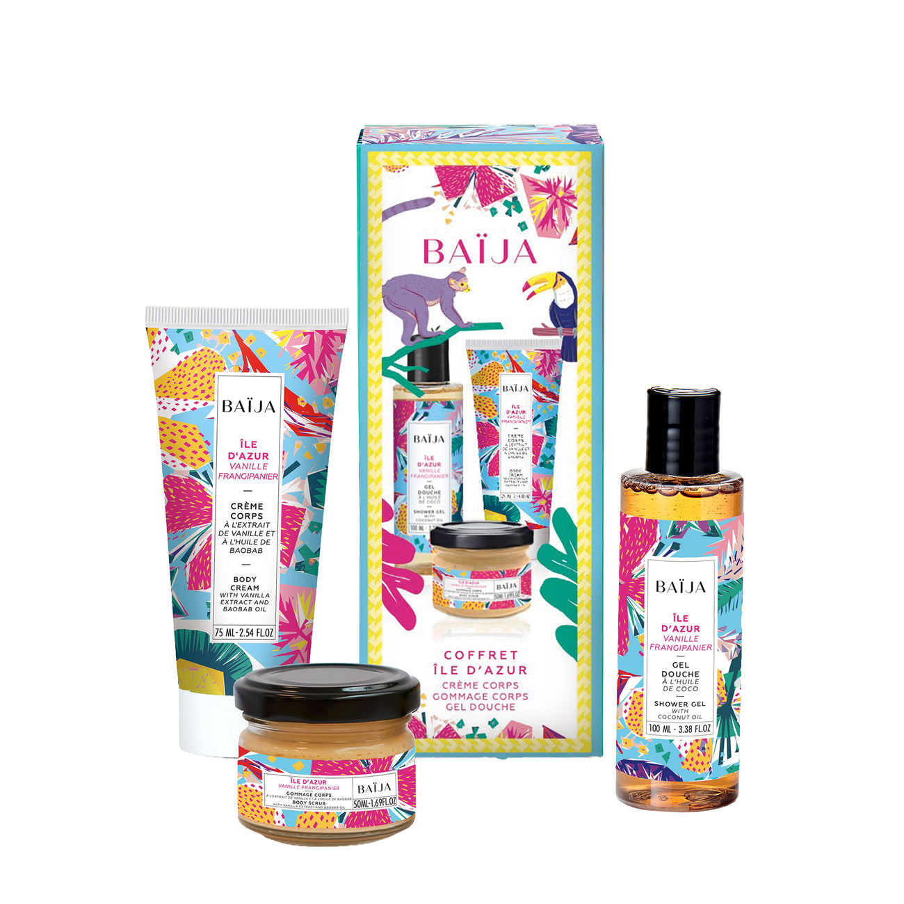 Coffret soin du corps ÎLE D'AZUR
