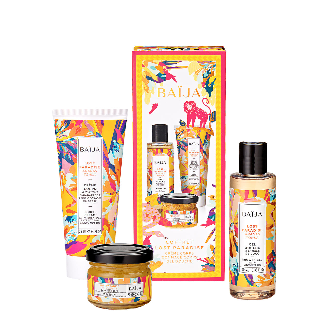 Coffret soin corps LOST PARADISE