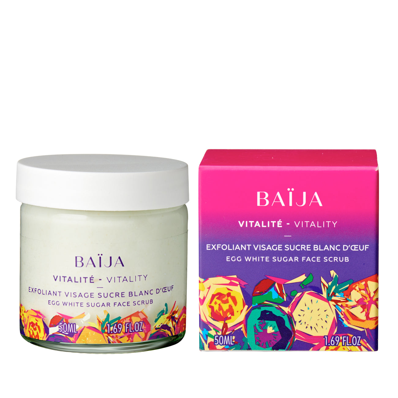 Exfoliant blanc d'œufs & sucre 50ml