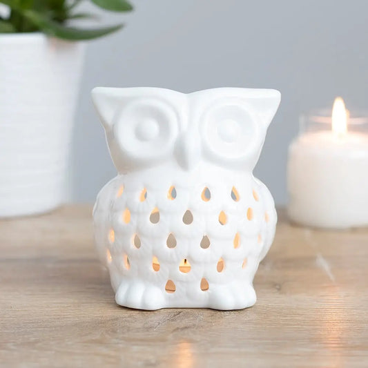 Brûleur hibou blanc