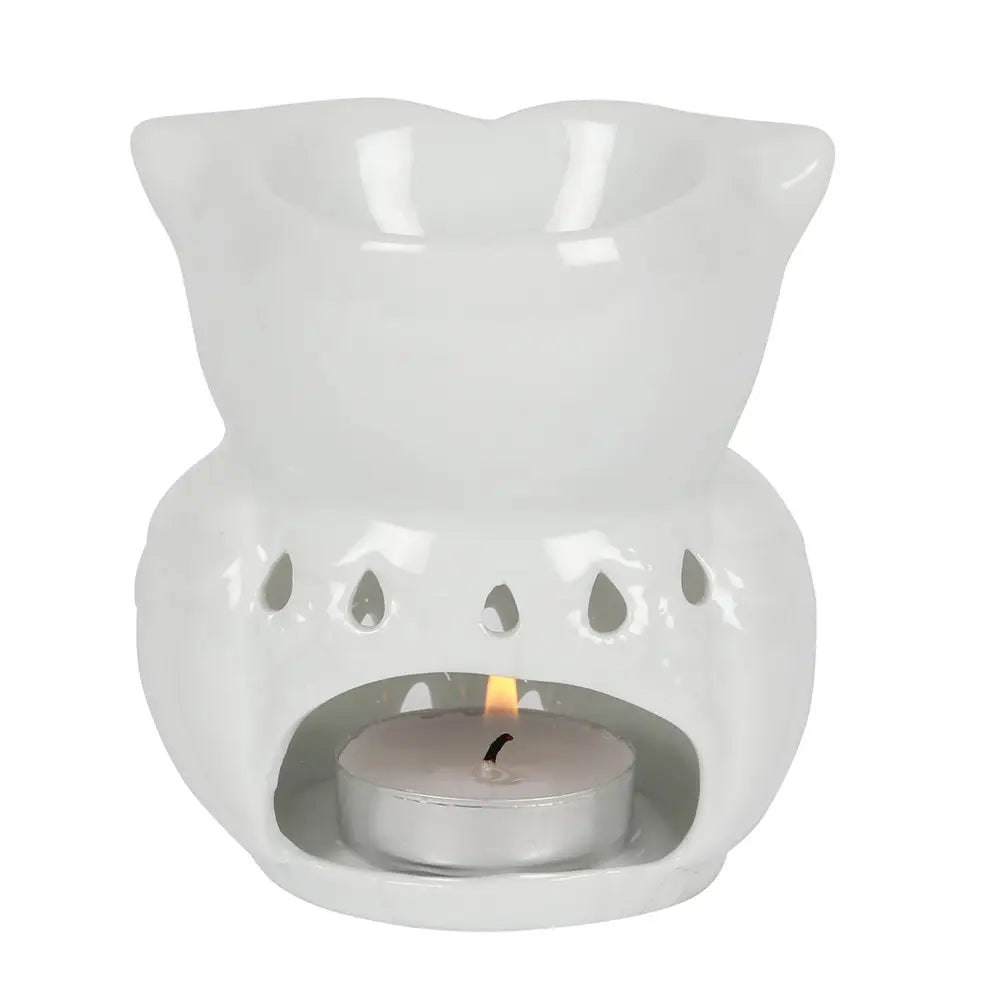 Brûleur hibou blanc