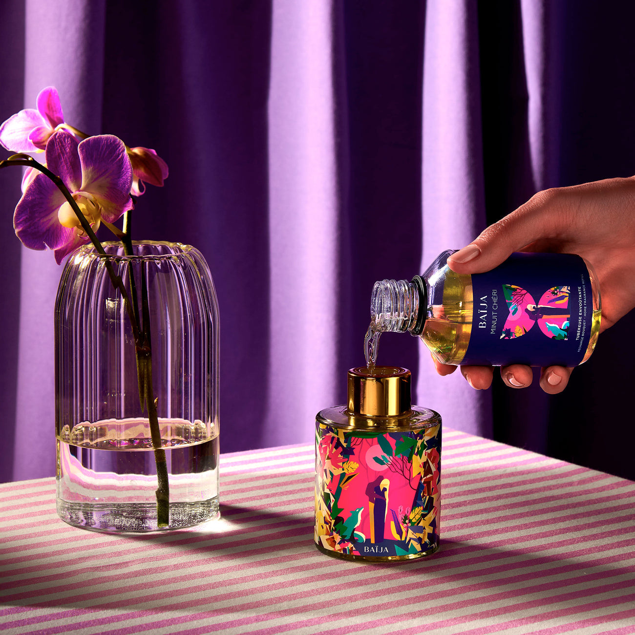 Recharge bouquet parfumé 200ml - Minuit chéri