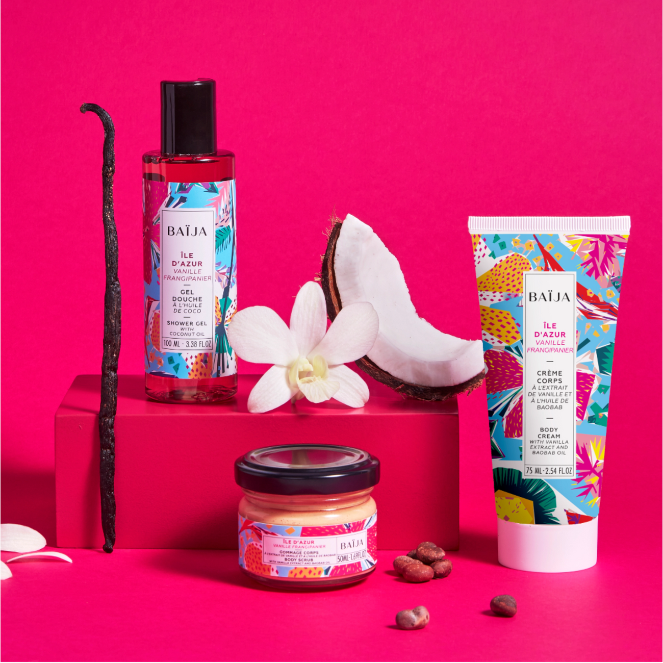 Coffret soin du corps ÎLE D'AZUR